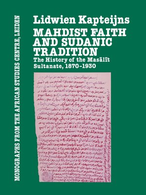 cover image of Mahdish Faith and Sudanic Tradition